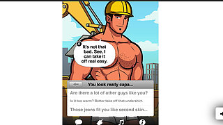 Take off all your builder clothes and watch the cum shot!