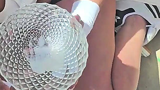 Stewardess Sneakers Bukkake POV Cuckold