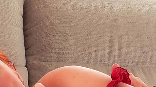 Stepmother Sucked While Watching a Movie.