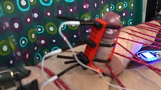 Mistress LDC Shocks and Sounds My Cock with Electro CBT