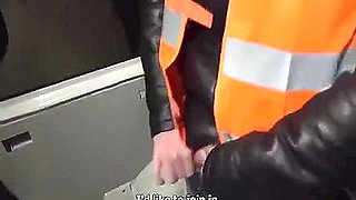 Bare Foursome At The Parking Lot