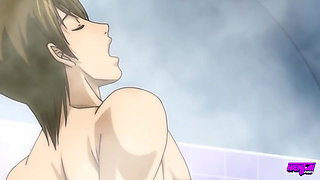 HENTAI PROS - Dominant Tennis Player And Busty Swimmer Ties Up Girls And Drains Every Cock In The Club