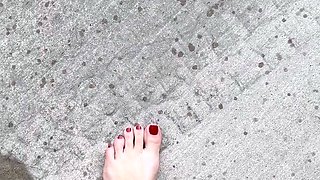 Black Amateur Explore Hot Foot Fetish