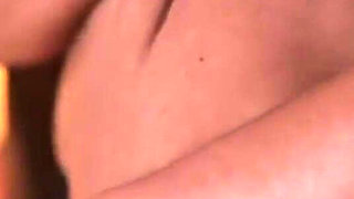 MILF with big nipples is dancing naked