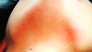 Latina Secretary Gets Spooge Shower on Her Tattood Hot Body