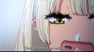 An Office Worker Is Captured by 4 Girls