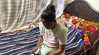 Indian 18 Year Old Teen Hot Sex with Her Step Dad