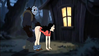 Halloween Hentai Sex: Crazy Fucking at Crystal Lake Camp with Octopussy