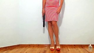 Hot Crossdressing the first time!