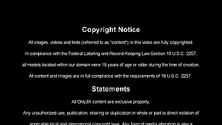 Red hair getting wet in the shower - Premium Edit