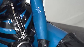 Monster Cock Pegging by Hot Latex Dommes