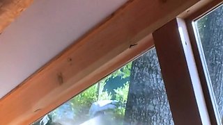 Hot brunette from squirt masturbating on webcam