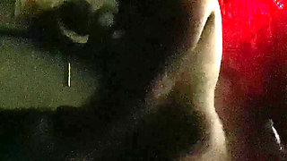 Getting in the room, uncensored because it's dark