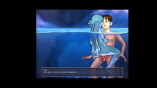 Summertime Saga - Sex Scene With Aqua - Animated Porn game