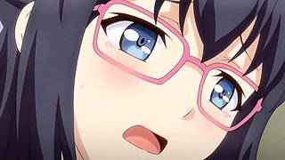 Hentai glasses: Big Tits, Big Ass  Handjob Porn