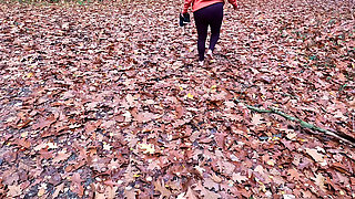 Walking Naked Through the Woods After Her Vagina Slapping