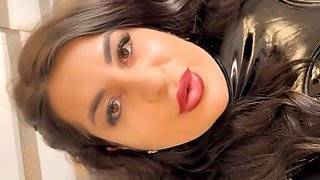 Goddess Relaxes Slave Serves