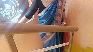 Cheating Housewife Hot Stairs Romance with Pushpa Valli