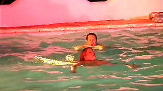 Hot couple having sex late at night
