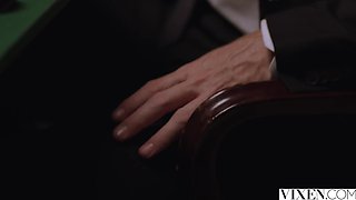 Neon Night: Blonde and Brunette's Poolside Passion -Ivy Wolfe, Janice Griffith