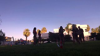 Wild group sex babes fucked