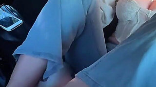 Outdoors Blowjob & Footjob: Cheating with BFF