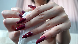 My Big Tits Indian Wife Maxi Pads Masturbates in Black Leggings Until Orgasm Wet Pussy