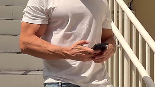 Crazy Blonde MILF Driver Picks Me up and Inhales My Balls in the Car