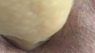 Hot Closeup Toy with Massive Dildo Mature Wife