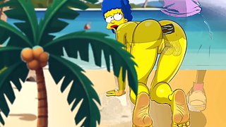 Beach Tramp. Married Housewife Gets Boinked On The Beach. Toon Parody. Compilation. Finest Toon.