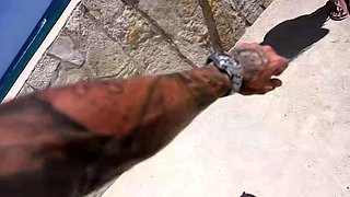 GERMAN SCOUT - Inked Latina Girl Pick Up for Casting Fuck