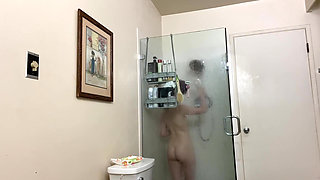 Blonde Gets Soapy & Horny in the Shower
