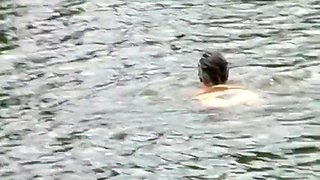 Horny hussy and old man mind-blowing sex scene