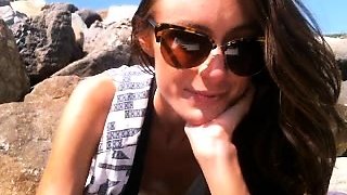 Small titted babe Lauryn May takes