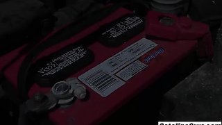 LICENSED TO GARGLE - Whitney Grace Vagina Gets BIG BLACK COCK Exercise