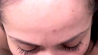 Sexy milf Crystal Rush POV deepthroat blowjob and cum swallow