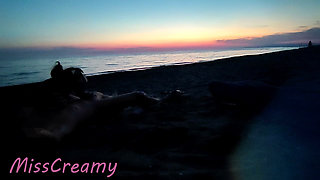 Dick Flash French Teacher MILF Risky Beach Blowjob Maspalomas Nude Beach Cumshot People