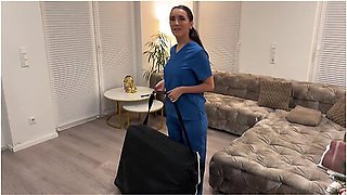 At-home Massage Turns Into A Happy Surprise With Eva Keks