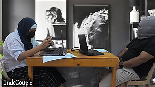 Hot Blowjob at Work From a Coworker. Blowjob at the Office While Working