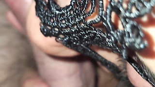 Hot Latina Wife Wears Stockings and Lingerie While Sucking and Rimming Husband