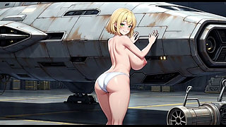 Cute Girls in Space Yard, Ai Animation