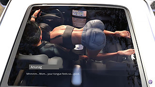 My MILF Stepmom Gave Me a Wet Sloppy Blowjob in the Car - Midnight Paradise