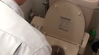 She Masturbated in the Toilet and Squirted a Lot! Allowed to Get Fucked Immediately! 1