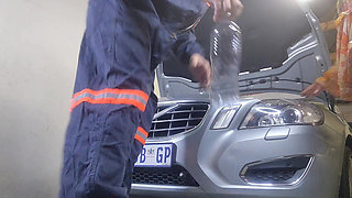 Could Nt Pay the Mechanic so I Offered Him Some Pussy