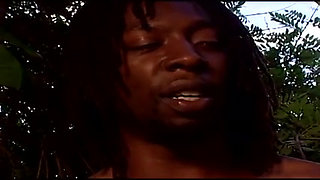 Busty ebony fucks with black dick