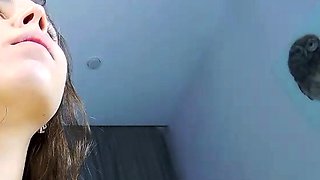 Sexy teen ebony solo toy masturbation