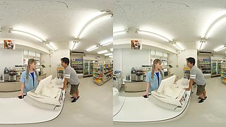 Melody-chan, A day in Japanese convenience store - Seducing the manager! - SLRJAV Originals - SLROriginals