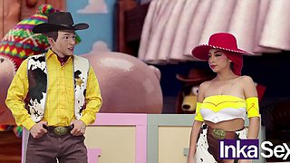 Buzz Lightyear And Woody Tag Bo Peep In A Toy Story Sex Parody