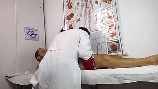 Nurse Jennyferpimenta Handles Her First Patient's Big Cock Erection - Amateur Latina Brunette Deep Throat Blowjob