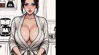 Hentai StepmomArts Big-Titted Big-Ass Form Discarded in Solo JOI - Dripping P